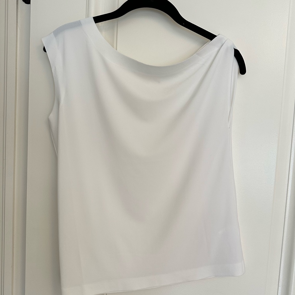 Norma Kamali Classic White Blouse